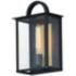 Maxim Manchester 14" High Black Outdoor Lantern Wall Light