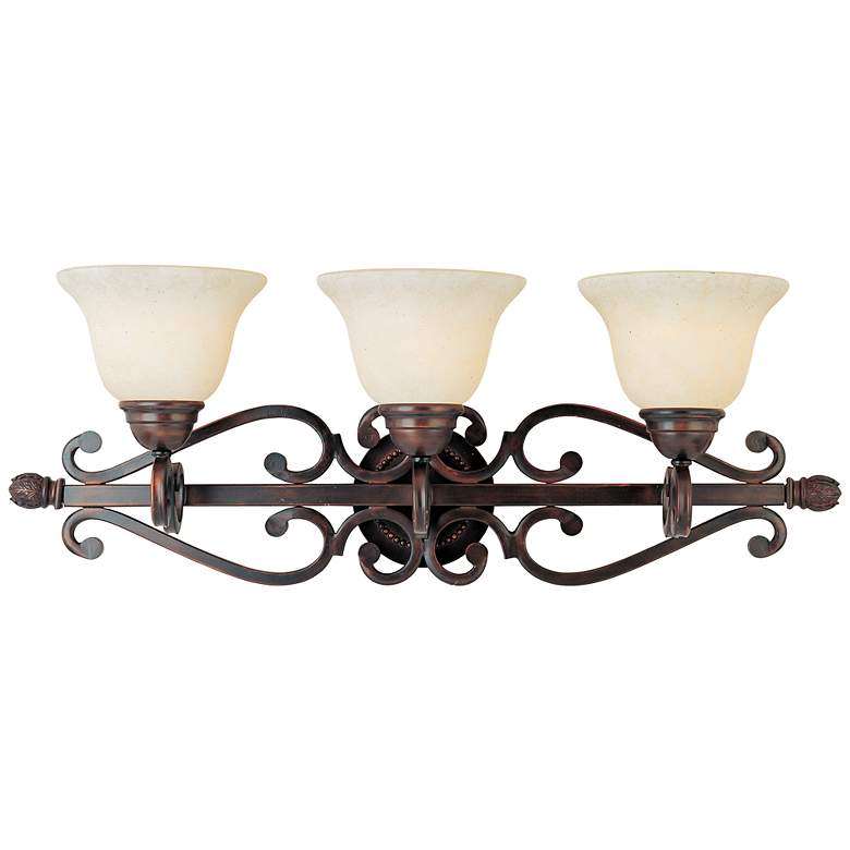 Image 1 Maxim Manor 28.3 inch Wide 3-Light Traditional Bath Vanity Light