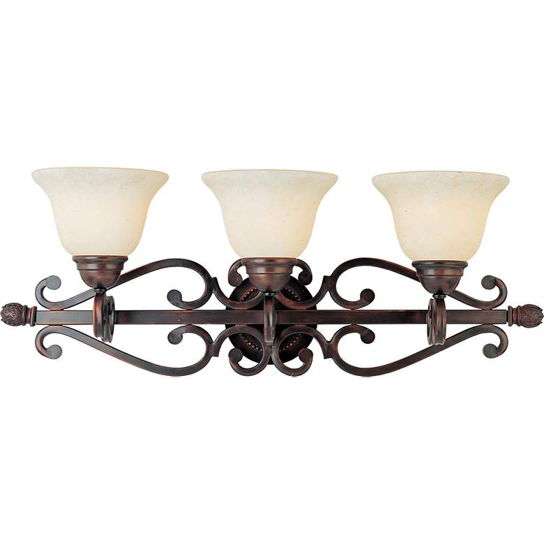 Image 2 Maxim Manor 28.3" Wide 3-Light Traditional Bath Vanity Light more views