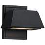 Maxim Mansard 6 1/4" High Black LED Outdoor Wall Light