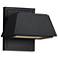 Maxim Mansard 6 1/4" High Black LED Outdoor Wall Light