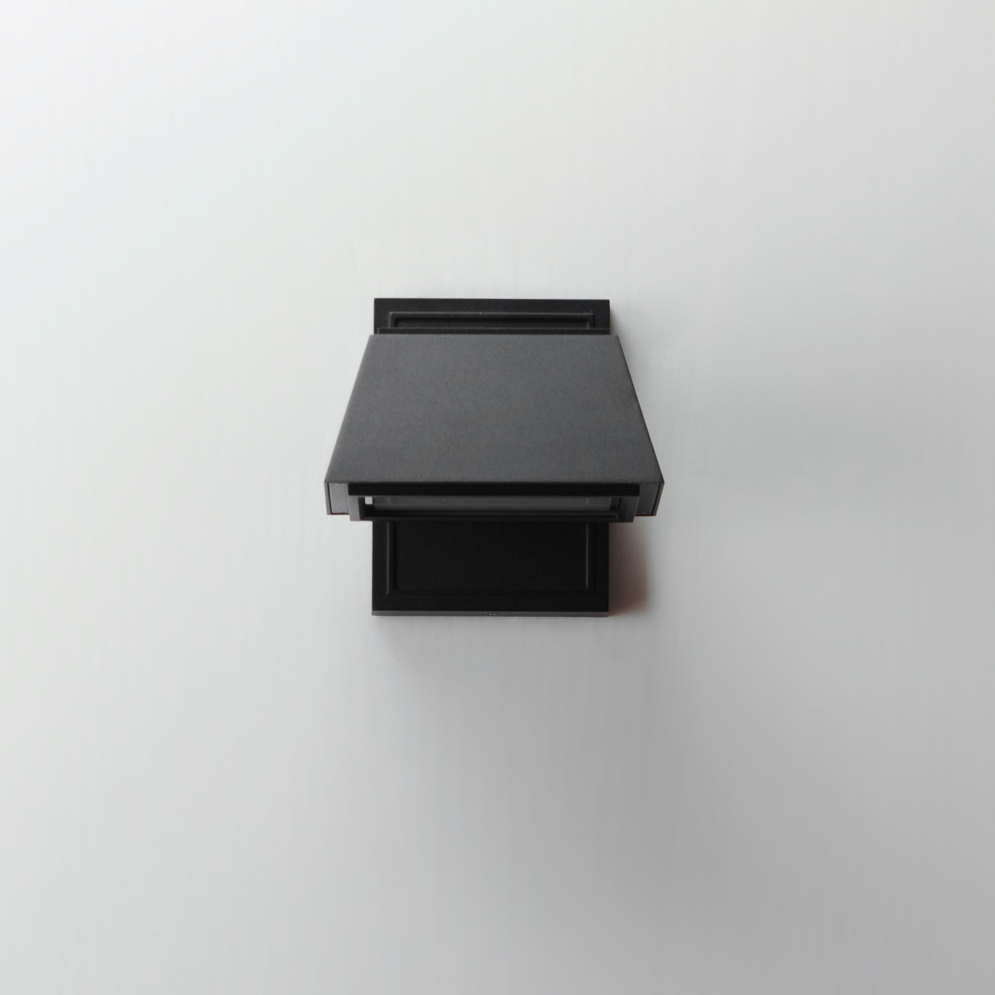 Image 3 Maxim Mansard 6 1/4" High Black LED Outdoor Wall Light more views