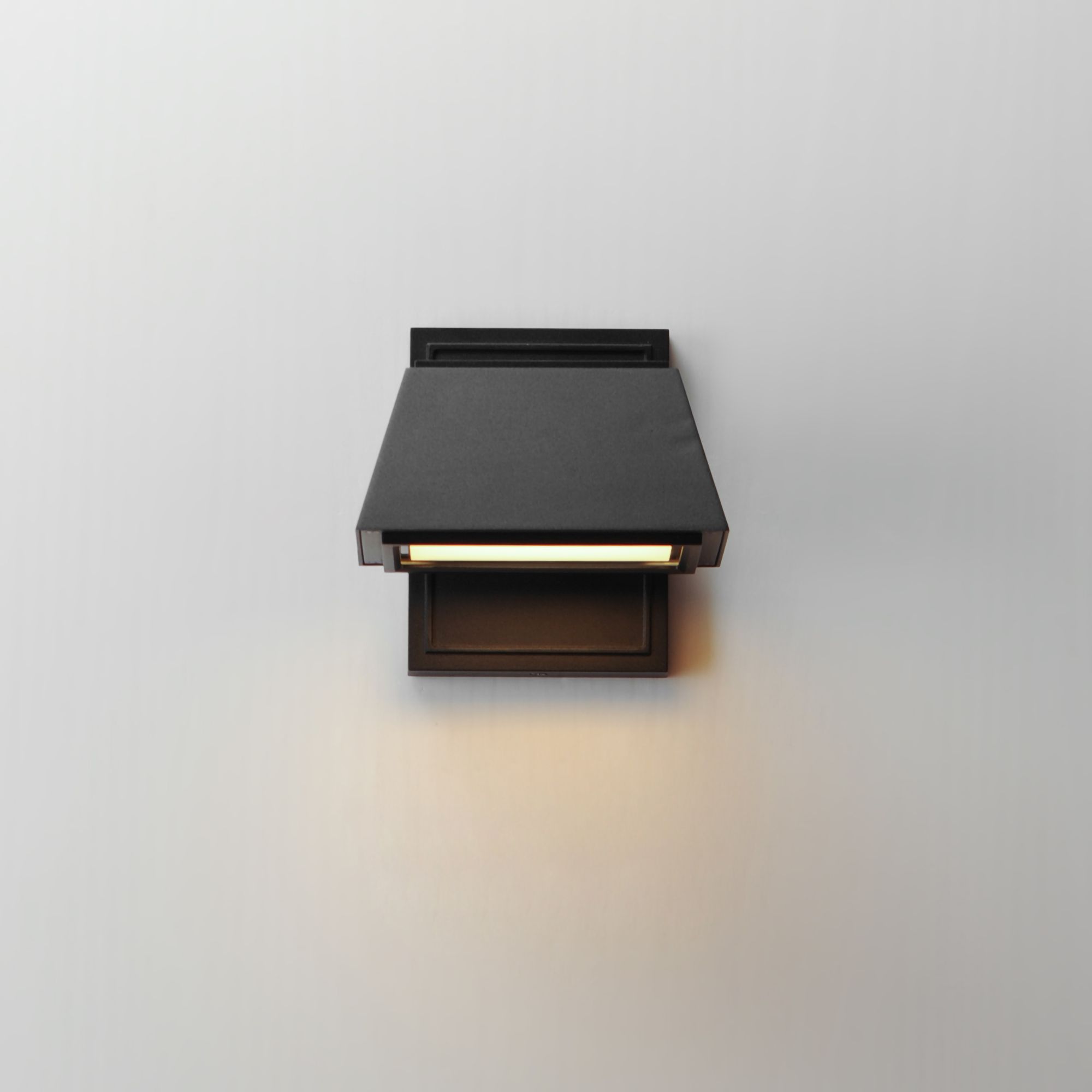 Image 4 Maxim Mansard 6 1/4" High Black LED Outdoor Wall Light more views