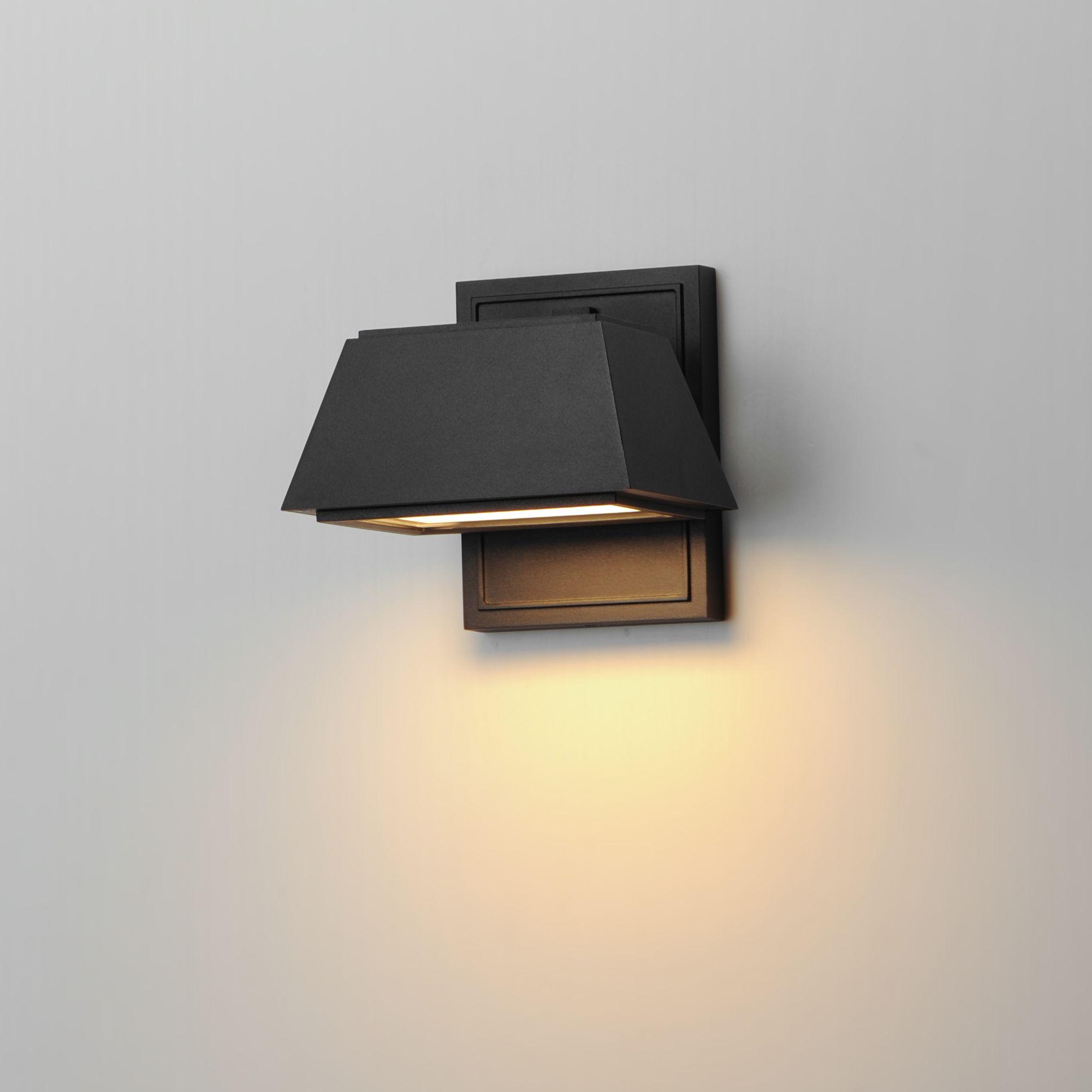 Image 6 Maxim Mansard 6 1/4" High Black LED Outdoor Wall Light more views