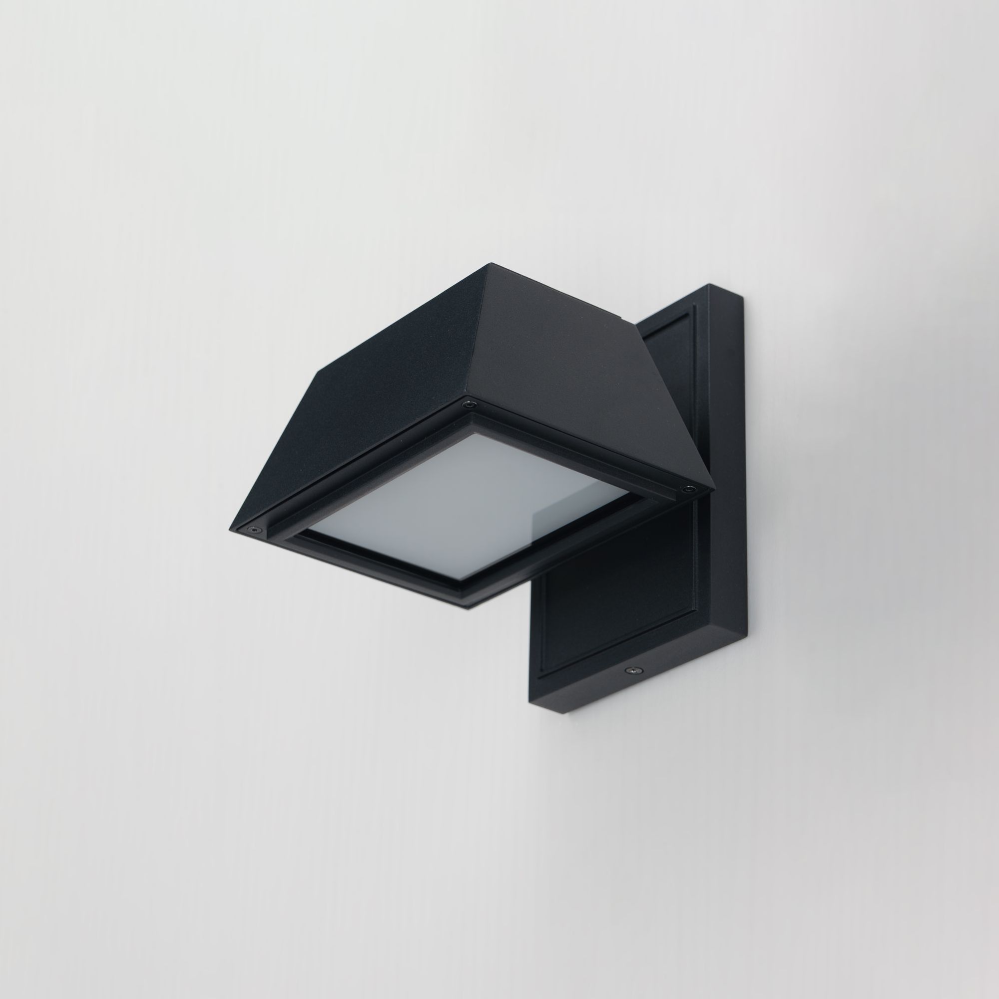 Image 7 Maxim Mansard 6 1/4" High Black LED Outdoor Wall Light more views