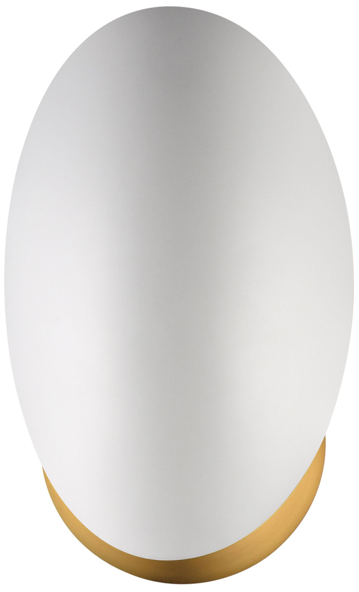 Maxim Maris 8" High White/Natural Aged Brass Wall Sconce