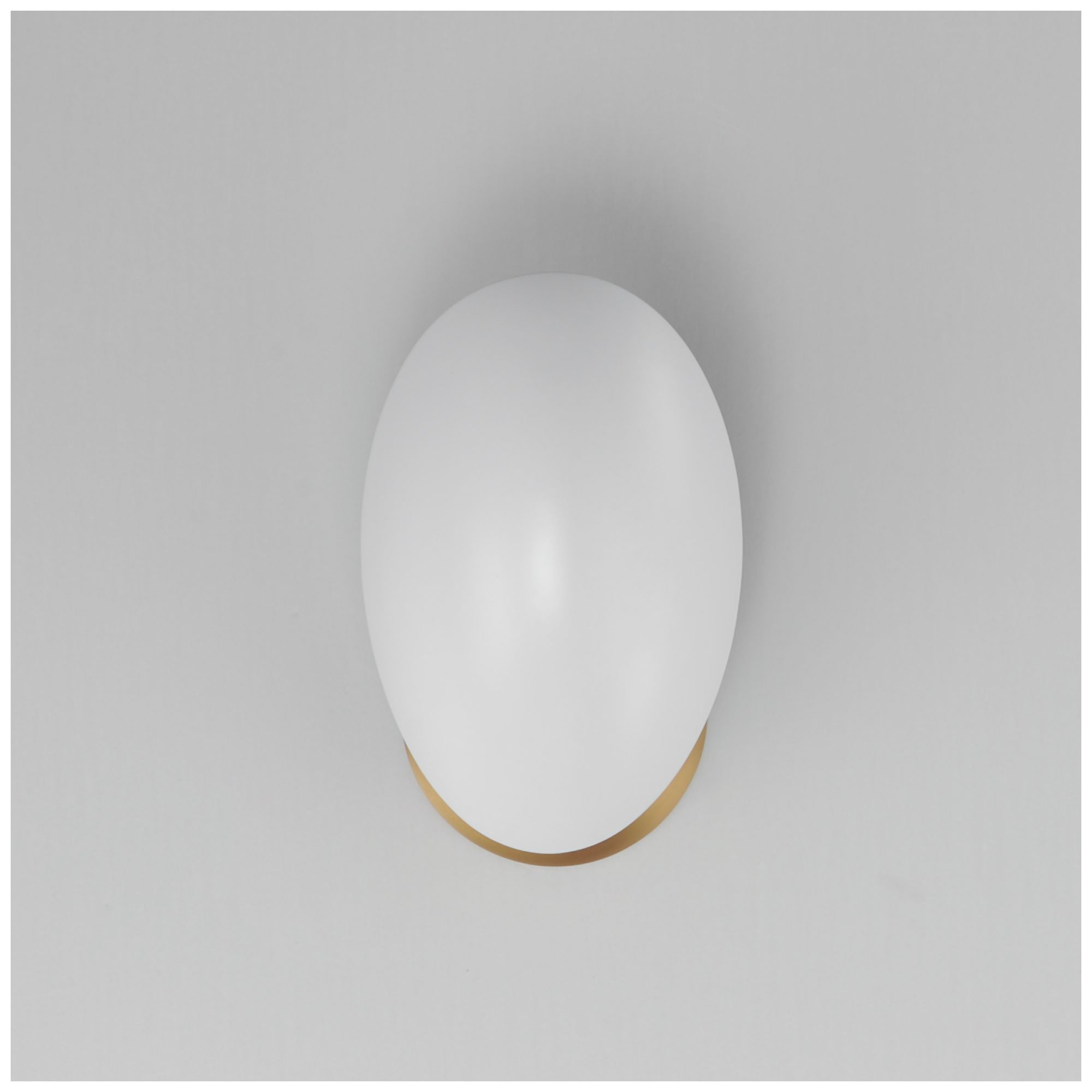 Image 3 Maxim Maris 8" High White/Natural Aged Brass Wall Sconce more views