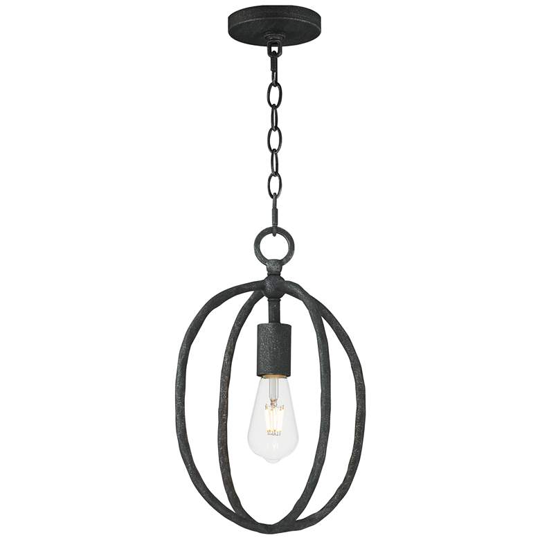 Image 1 Maxim Martel 10" Wide Blacksmith 1-Light Mini Pendant