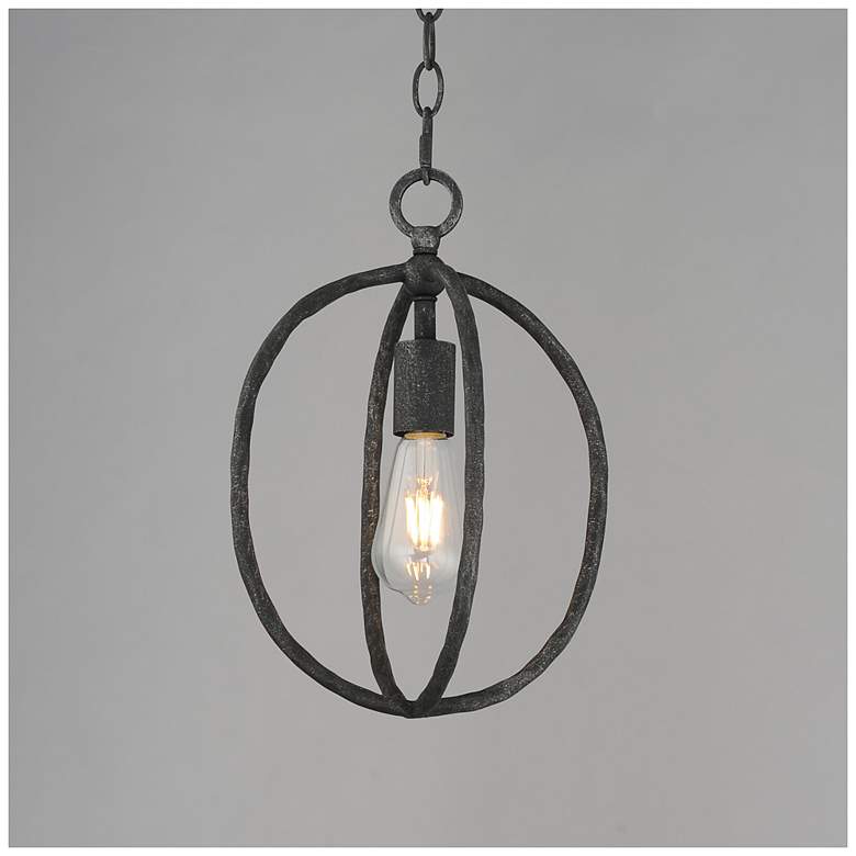 Image 2 Maxim Martel 10" Wide Blacksmith 1-Light Mini Pendant more views