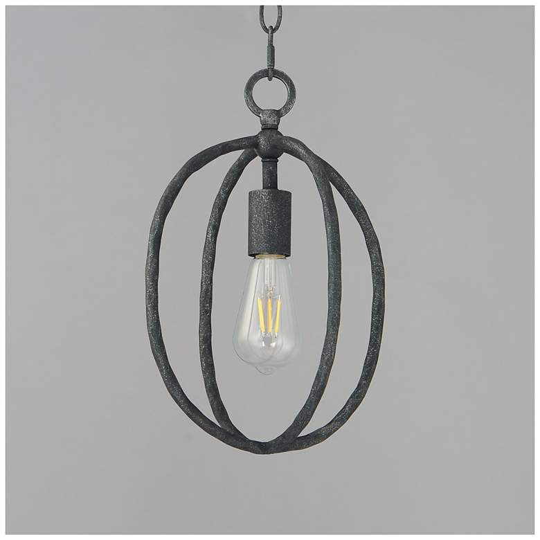 Image 3 Maxim Martel 10" Wide Blacksmith 1-Light Mini Pendant more views