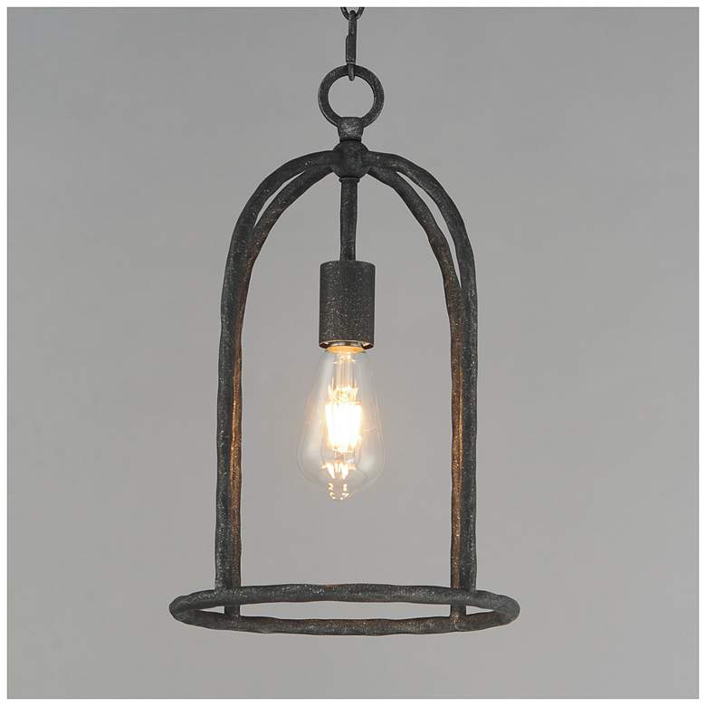 Image 2 Maxim Martel 10" Wide Blacksmith 1-Light Pendant more views