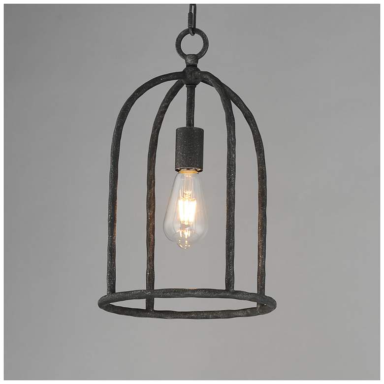 Image 3 Maxim Martel 10" Wide Blacksmith 1-Light Pendant more views