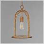 2_Maxim Martel 10" Wide Etruscan Gold 1-Light Pendant more views