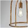 3_Maxim Martel 10" Wide Etruscan Gold 1-Light Pendant more views