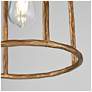 4_Maxim Martel 10" Wide Etruscan Gold 1-Light Pendant more views