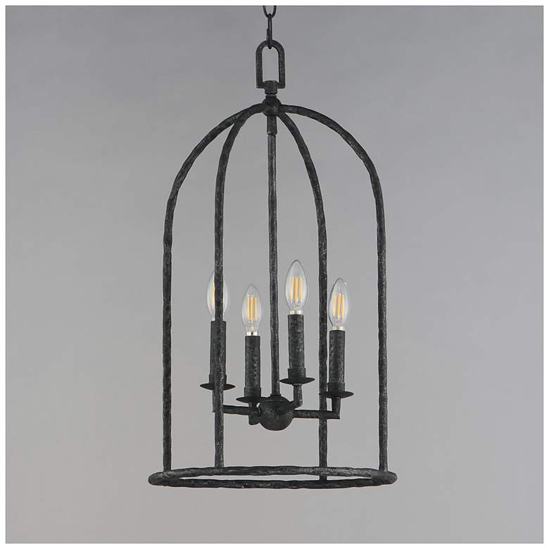 Image 2 Maxim Martel 14" Wide Blacksmith 4-Light Pendant more views