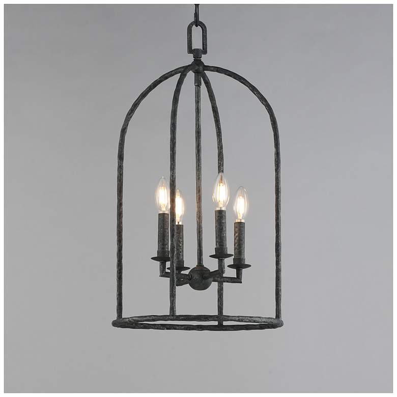 Image 3 Maxim Martel 14" Wide Blacksmith 4-Light Pendant more views