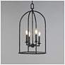 3_Maxim Martel 14" Wide Blacksmith 4-Light Pendant more views