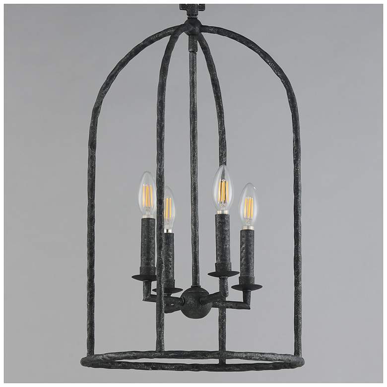 Image 4 Maxim Martel 14" Wide Blacksmith 4-Light Pendant more views