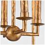 4_Maxim Martel 14" Wide Etruscan Gold 4-Light Pendant more views