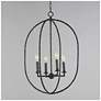 2_Maxim Martel 20" Wide Blacksmith 4-Light Pendant more views