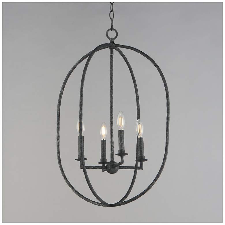 Image 3 Maxim Martel 20" Wide Blacksmith 4-Light Pendant more views