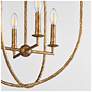 4_Maxim Martel 20" Wide Etruscan Gold 4-Light Pendant more views