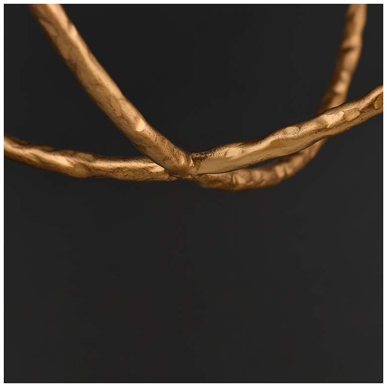 Image 5 Maxim Martel 20" Wide Etruscan Gold 4-Light Pendant more views