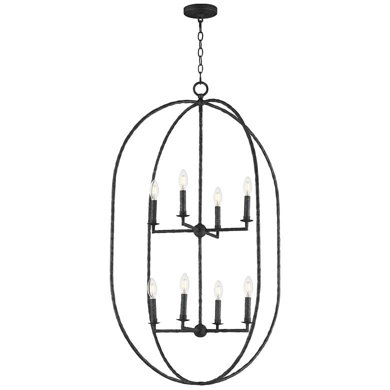 Image 1 Maxim Martel 30" Wide Blacksmith 8-Light Pendant