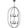 1_Maxim Martel 30" Wide Blacksmith 8-Light Pendant