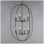 3_Maxim Martel 30" Wide Blacksmith 8-Light Pendant more views
