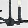 4_Maxim Martel 30" Wide Blacksmith 8-Light Pendant more views