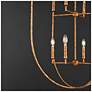5_Maxim Martel 30" Wide Etruscan Gold 8-Light Pendant more views
