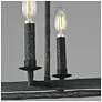 5_Maxim Martel 46" Blacksmith 8-Light Linear Chandelier more views