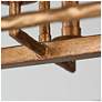 6_Maxim Martel 46" Etruscan Gold 8-Light Linear Chandelier more views