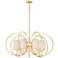 Maxim Meridian 35 1/2" Wide Aged Brass 7-Light Chandelier