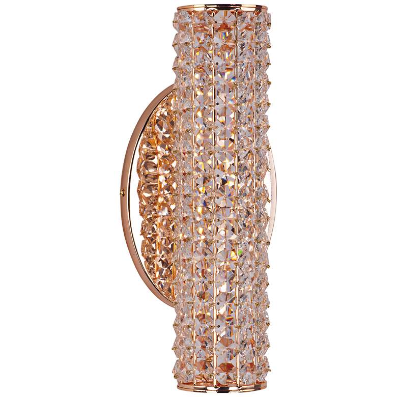 Image 1 Maxim Meteor 12-1/2 inch High Rose Gold LED Wall Sconce
