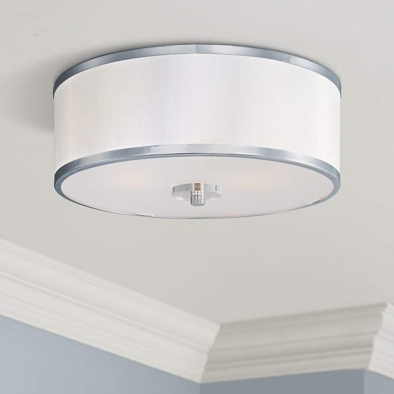 Image 1 Maxim Metro 15 3/4 inch Wide Modern Flush Mount Ceiling Light