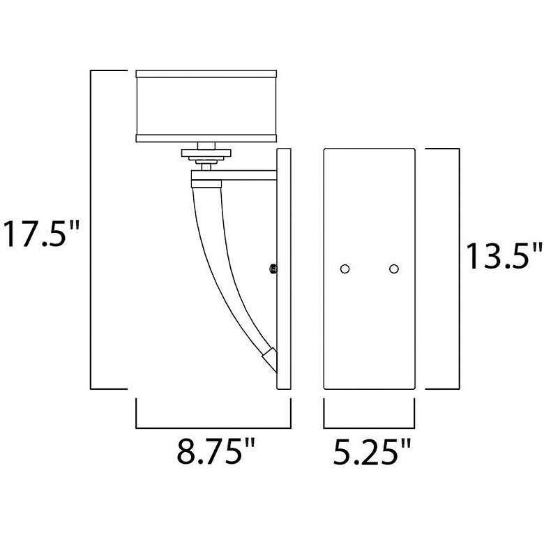 Image 2 Maxim Metro 17 1/2" High Wall Sconce more views