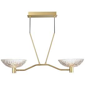 Image1 of Maxim Metropolis 38" Wide 2-Light Modern Linear Uplight Pendant