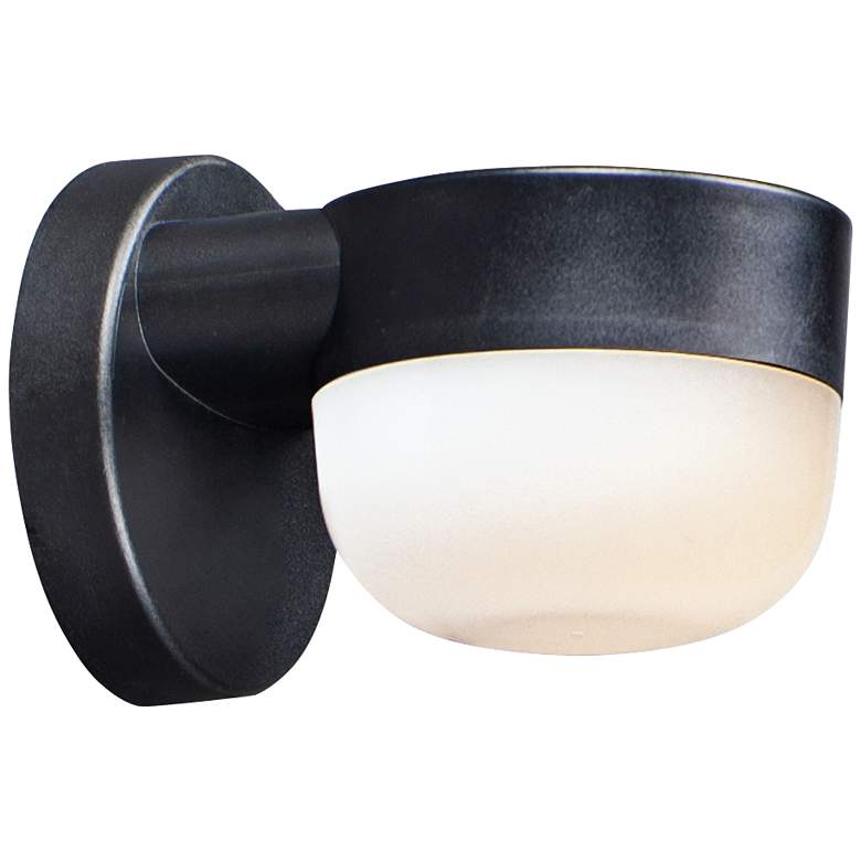 Image 1 Maxim Michelle 5" High Black LED Outdoor Wall Light