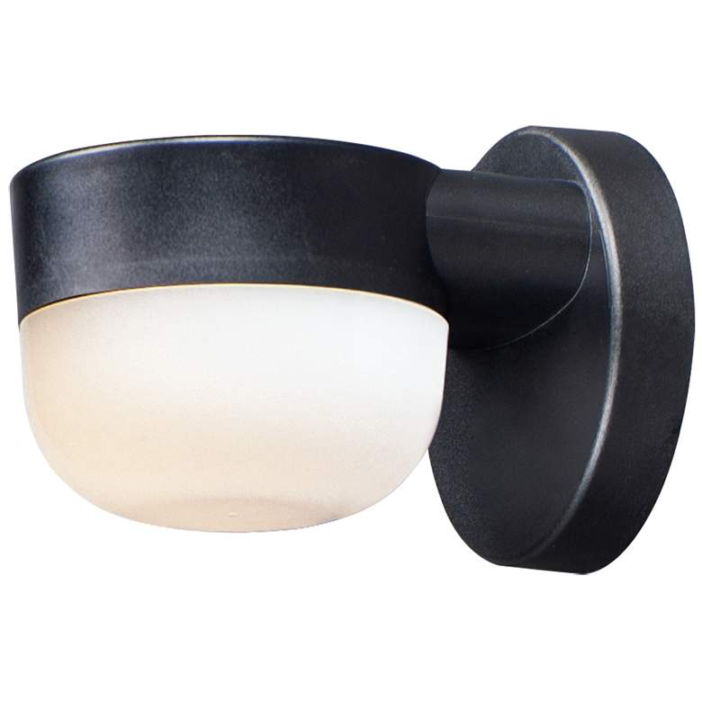 Image 1 Maxim Michelle 5" High Black LED Outdoor Wall Light