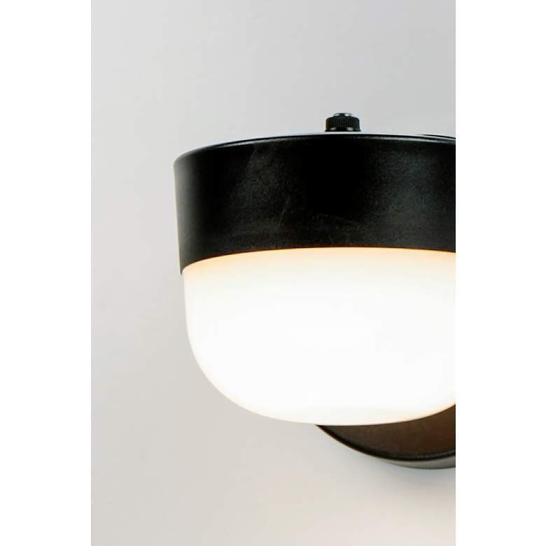 Image 4 Maxim Michelle 5" High Black LED Outdoor Wall Light more views