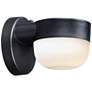 Maxim Michelle 5"H Black LED Outdoor Wall Light w/ Photocell