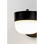 4_Maxim Michelle 5"H Black LED Outdoor Wall Light w/ Photocell more views