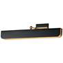 1_Maxim Miles 24" Black/Natural Aged Brass Articulating LED Wall Sconce