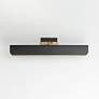 2_Maxim Miles 24" Black/Natural Aged Brass Articulating LED Wall Sconce more views