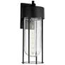 Maxim Millennial 18 3/4" High Black Outdoor Wall Light