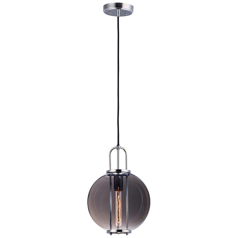 Image 2 Maxim Minaret 10 1/2" Wide Polished Nickel Mini Pendant