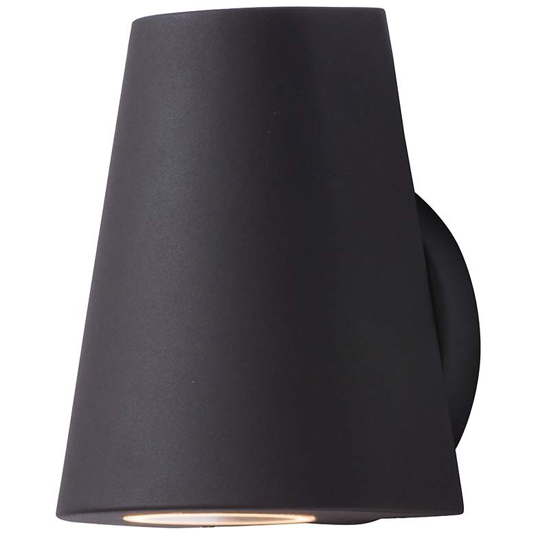 Image 1 Maxim Mini 6 1/4 inch Architectural Bronze Modern LED Outdoor Wall Light